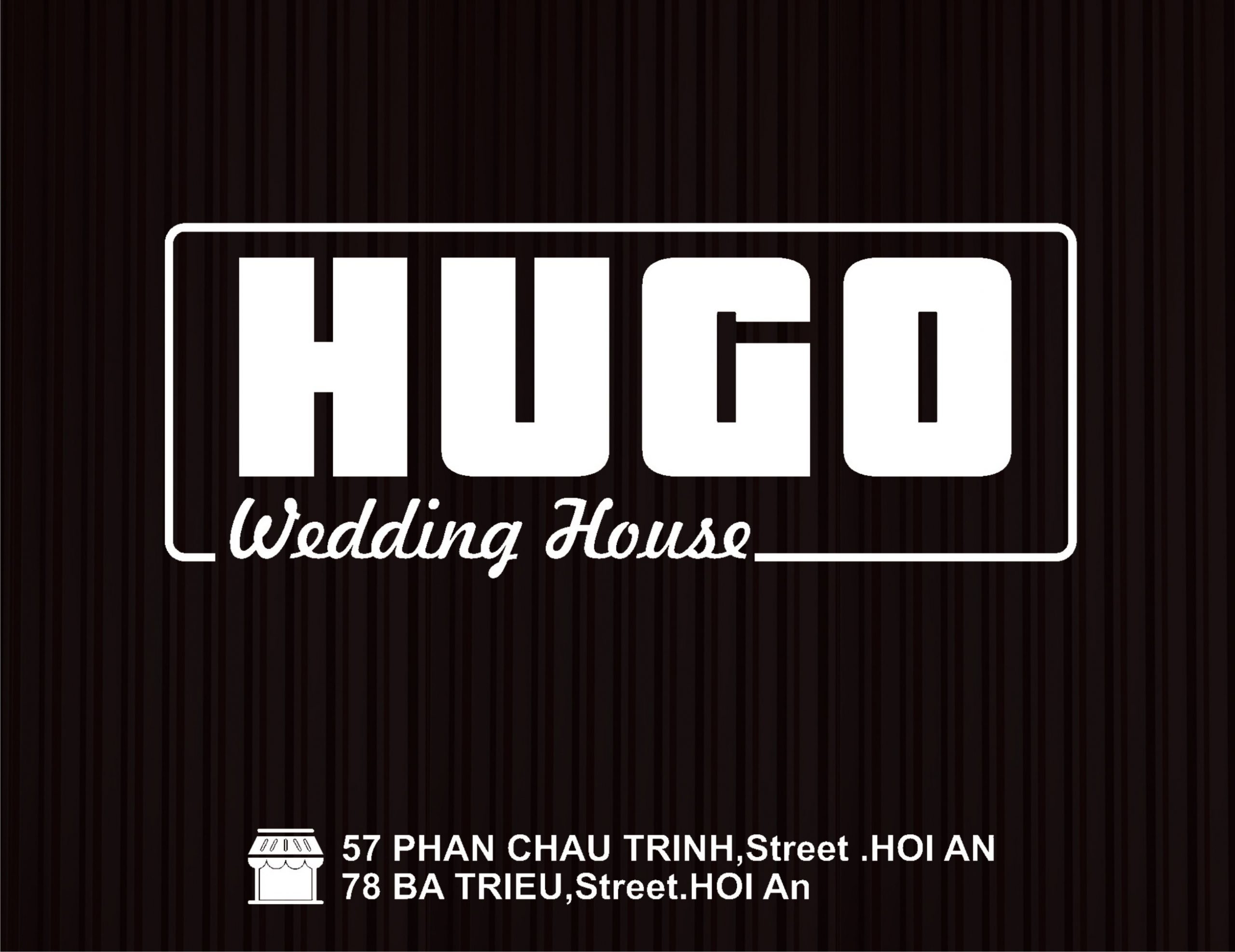 Bảng hiệu áo cưới Hugo