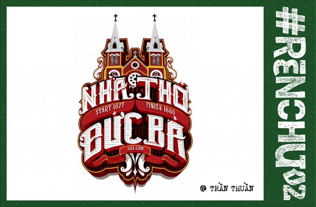 Typography-nha-tho-duc-ba